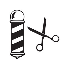 vector set of barber tools