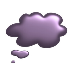 3d speech bubble Blank empty message box Textbox frame for banners, price tags, stickers, design