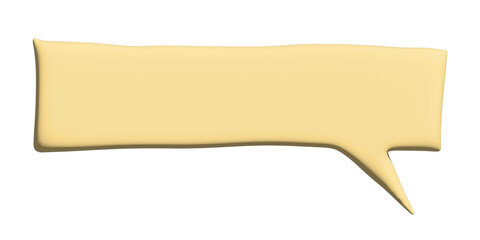 3d speech bubble Blank empty message box Textbox frame for banners, price tags, stickers, design