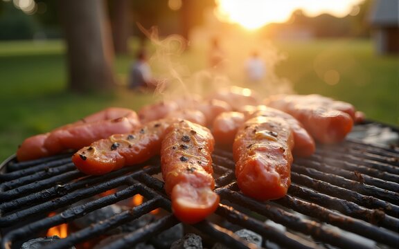 Grilling summer party. High quality