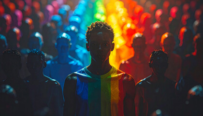 Pride: A Portrait of Solidarity and Rainbow Celebration