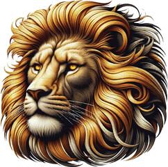 color of head lion mascot