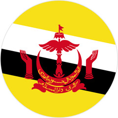 Brunei Flag Circle Icon Graphic © victor