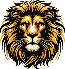 color of head lion mascot