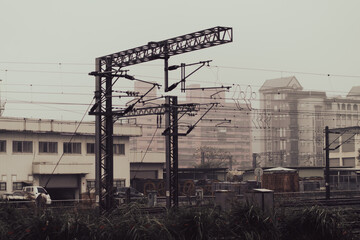 An old railway line with an atmosphere that goes back to ancient times