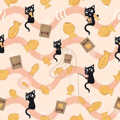 붕어빵과 고양이_초록