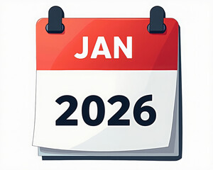 Calendar Page for January 2026 Shows Upcoming New Year Time Planning and Scheduling Importance
