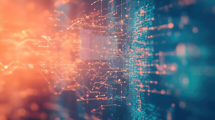 Digital circuit board processing data connecting global network