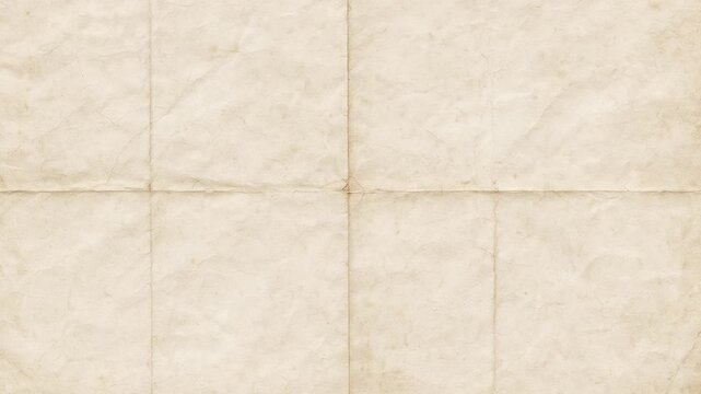 vintage aged old brown cream white folded crumpled paper texture shaked in stop motion background animation
