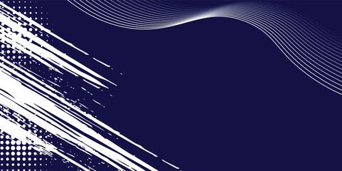 Dots halftone white and blue color pattern gradient grunge texture background. Dots pop art comics sport style vector illustration