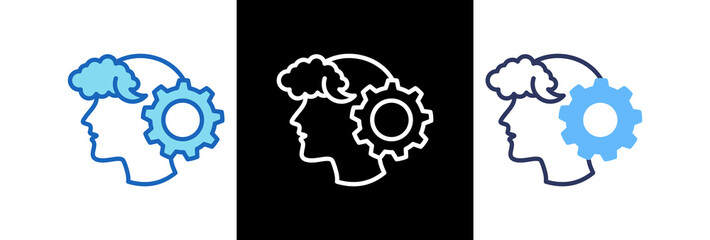 Creativity blueline icon