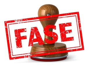 Wooden stamp with "FASE" text inside a red rectangular frame, 3D rendering