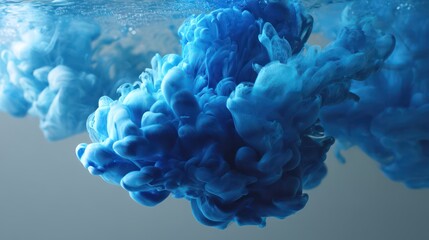 Abstract ink clouds dispersing in clear water tendrils intertwining into fluid organic patterns plume razor-sharp edges fading smoothly