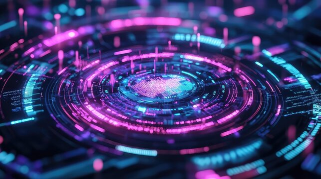 Digital data processing system interacting with advanced technology