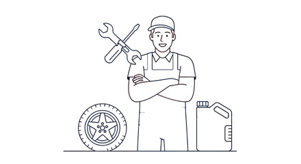 Car mechanic auto repair service maintenance professional vehicle