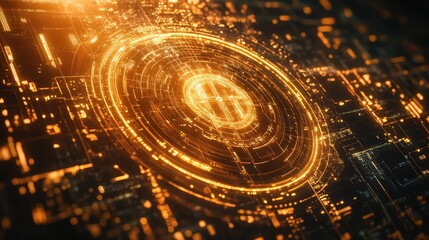 Data stream digital network connecting artificial intelligence processing