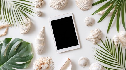 Ebook reader coffee breakfast morning lifestyle concept