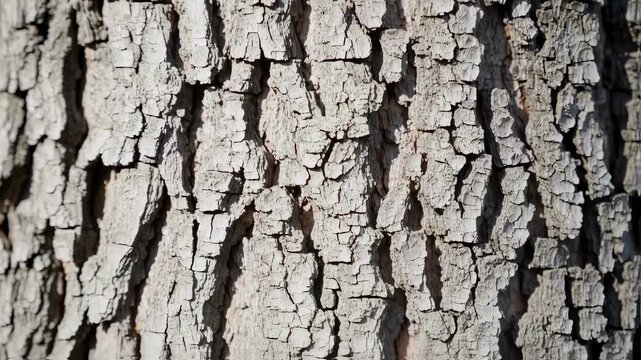 Close up of textured tree bark showcasing natural patterns and colors