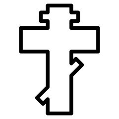 Fototapeta premium Ortodox in vector illustration