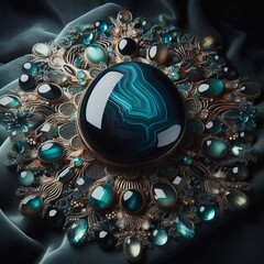 Obsidian Teal Mystery