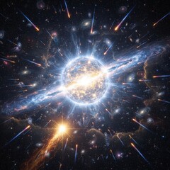 Photon in a Supernova Burst of photons from an exploding star