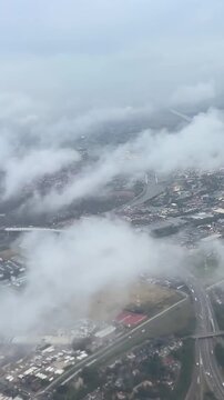 city brussels visible below during easyjet flight&rsquo;s takeoff rome offering views urban landscapes way to aerial of flight path air travel aircraft window view 