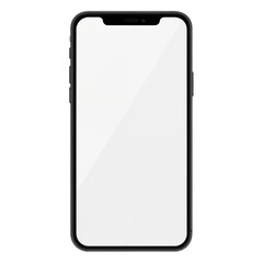 Modern Smartphone with Large Touchscreen Display, Black Frame, and Edge-to-Edge Screen Design