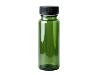 Clean green bottle for beverages and storage
