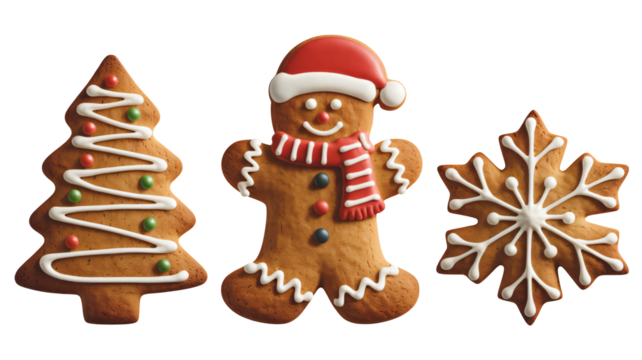 Festive gingerbread cookies Christmas treat holiday season delight