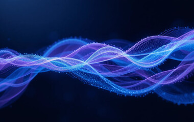 a blue abstract background image with curves