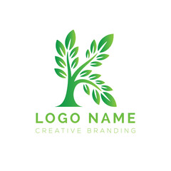 natural leaf logo design