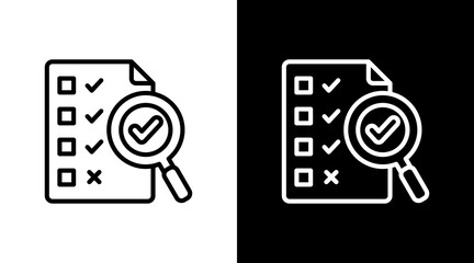 Inspection With Icon Set Design