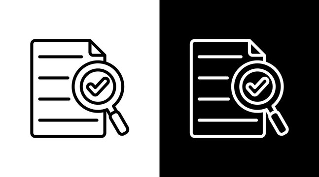 Audit With Icon Set Design