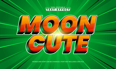moon cute editable galaxy text effect with stars and nebula glow