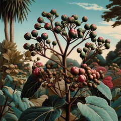 Buds forming on the plant symbolizing potential and future growt