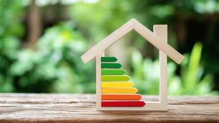 A Progress Bar or Meter Showing the Journey Towards a Zero-Energy, Ecological House.