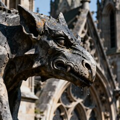 Gothic Gargoyle Nose Detailed nose of a Gothic gargoyle