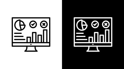 Business Intelligence With Icon Set Design