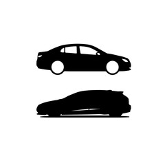 car silhouette vector arts design 8