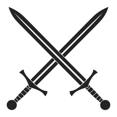 two crossed swords