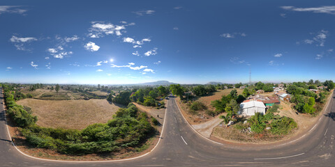 Country road 8k VR 360 Equirectangular Spherical Panorama