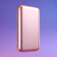 Rose gold portable power bank device