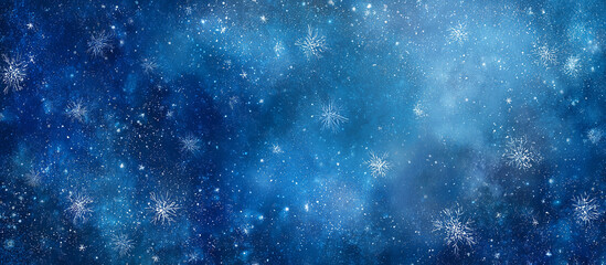 Fototapeta premium christmas theme blue banner concept background