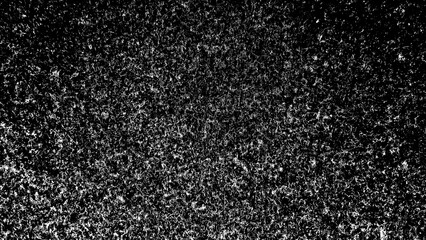 一面に薄く降り積もった・溜まった細かい埃の画像素材　オーバーレイ・背景・テクスチャー　8K UHDサイズ　黒背景　黒・白（一部グレー）