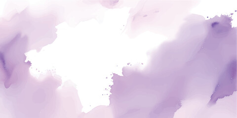 Classic Watercolor Lavender Bloom Landscape with Smooth Pastel Strokes, Subtle Floral Layers and Serene Natural Spring Atmosphere for Invitations and Branding”