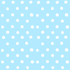 Blue Polka Dot Background