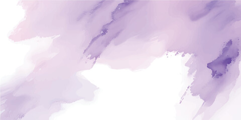 Watercolor Lavender Garden Scene with Soft Purple Blooms, Misty Petal Washes and Calm Spring Atmosphere for Invitations, Packaging and Aesthetic Floral Artwork