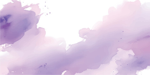 Watercolor Lavender Blossom Landscape with Airy Purple Petals and Soft Pastel Garden Atmosphere Ideal for Invitations, Feminine Branding, Packaging and Spring-Themed Artwork”