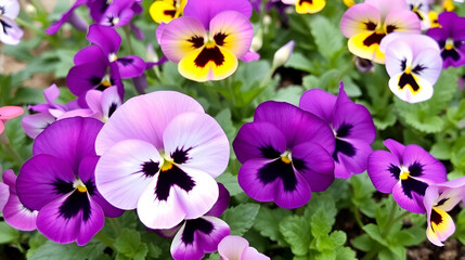Johnny Jump-Up miniature pansy flowers bring vibrant color, charm, and beauty to any garden.