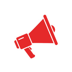 vector illustration of a megaphone
